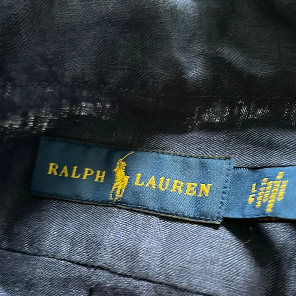 Polo by Ralph Lauren Blue and Red Casual Button Down Shirt - Picture 10 of 12